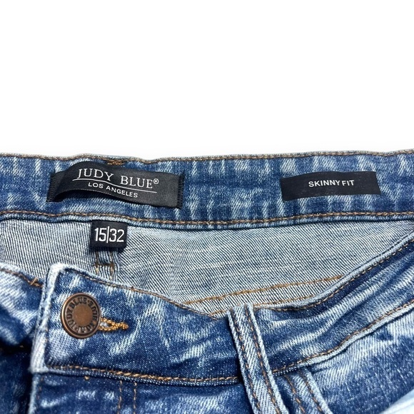 Judy Blue Jeans Womens 15/32 Acid/Mineral Wash High Waist Skinny Style JB88158 - Picture 6 of 8